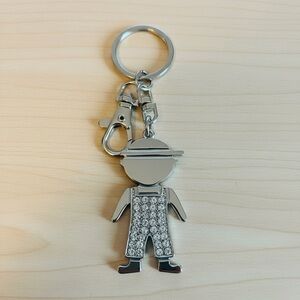 Silvertone Little Boy Keychain